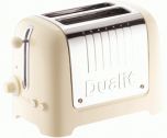 Dualit 26202 Lite Toaster 2 Slice Peek & Pop Gloss Cream