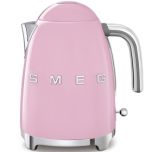 Smeg KLF03PKUK 50's Retro Kettle 1.7L Pink