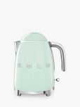 Smeg KLF03PGUK 50's Retro Jug Kettle 1.7L Pastel Green