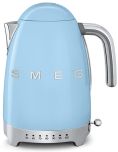 Smeg KLF02PBUK 50's Retro Variable Temperature Kettle 1.7L Pastel Blue