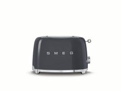 Smeg TSF01GRUK 50's Retro 2 Slice Toaster Slate Grey
