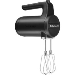 KitchenAid 5KHMB732BBM Cordless 7 Hand Mixer - Matt Black