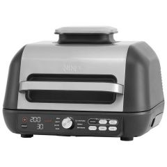 Ninja AG651UK Foodi Max Pro Health Grill Flat Plate & Air Fryer - Black