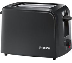 Bosch TAT3A0133G 2 Slice Toaster Black
