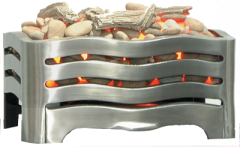 Burley 228 Waverley Electric Fire 2kW Brushed Steel