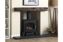 Burley 2406-M Thurlby Balanced Flue Stove Black