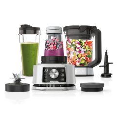 Ninja CB350UK Foodi Power Nutri Blender 3-in-1 with Smart Torque & Auto-iQ - Silver