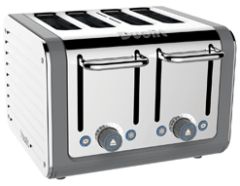 Dualit 46526 Architect Toaster 4 Slice Grey Stainless Steel