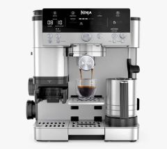 Ninja ES601UK Luxe Cafe Premier Espresso Machine - Silver & Black