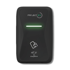 Project EV EVA-07S-RFID 7.3kw Wall Charger Single Gun RFID - Black
