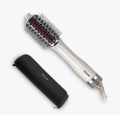 Shark HT212UK SmoothStyle Hot Brush & Smoothing Comb with Storage Bag - Silver