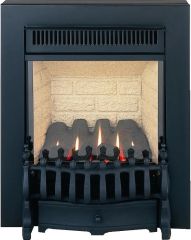 Burley 4244 Environ Flueless Gas Fire 2.5kW Black with Coals