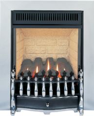 Burley 4242 Environ Flueless Gas Fire 2.5kW Polished Aluminium