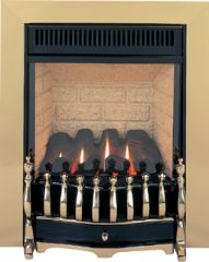 Burley 4248 Environ Flueless Gas Fire 2.5kW Brass with Coals