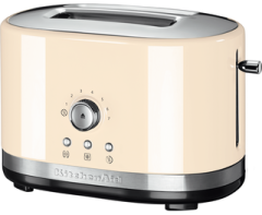 KitchenAid 5KMT2116BAC Manual Control Toaster 2 Slice Almond Cream