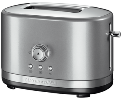 KitchenAid 5KMT2116BCU Manual Control Toaster 2 Slice Contour Silver