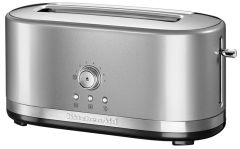 KitchenAid 5KMT4116BCU Manual Control Long Toaster 4 Slice Contour Silver