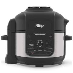 Ninja OP350UK Foodi 9-in-1 6 Litre Multi-Cooker - Black/Stainless Steel