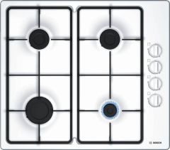 Bosch PBP6B2B60 Series 2 60cm 4 Burner Gas Hob - White