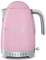 Smeg KLF02PKUK 50's Retro Variable Temperature Kettle 1.7L Pink 