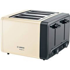 Bosch TAT4P447GB 4 Slot Toaster - Cream