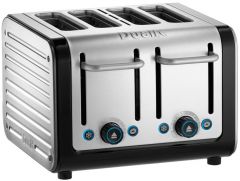 Dualit Architect Toaster 4 Slice Black & Brushed Stainless Steel 46505