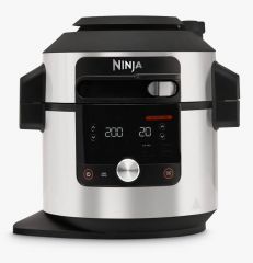Ninja OL650UK Foodi 7.5L One Lid Multi Cooker 14 in 1 - Black/Stainless Steel