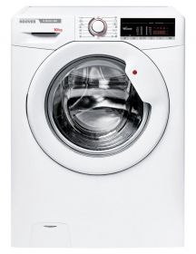 HOOVER H3W4105TE 10KG 1400 SPIN  WASHING MACHINE-WHITE-E Rated