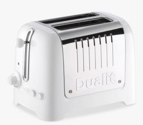 Dualit 26203 Lite 2 Slot Toaster - Gloss White