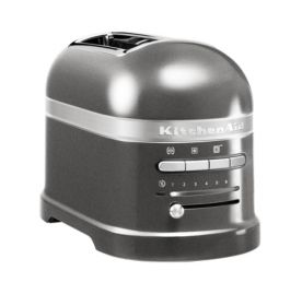 KitchenAid 5KMT2204BAC Artisan Toaster 2 Slice Medallion Silver