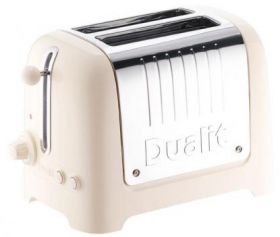 Dualit 26213 Lite Toaster 2 Slice Peek & Pop Canvas White