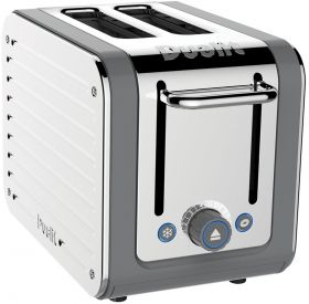 Dualit 26526 Architect Toaster 2 Slice Grey Stainless Steel
