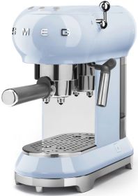 Smeg ECF01PBUK Espresso Coffee Machine Pastel Blue