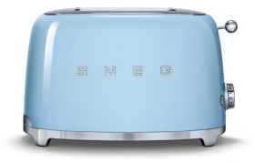 Smeg TSF01PBUK 50's Retro 2 Slice Toaster Pastel Blue