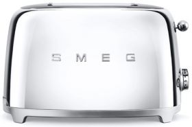 Smeg TSF01SSUK 50's Retro 2 Slice Toaster Stainless Steel