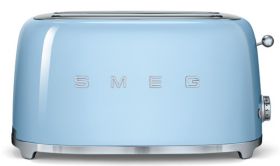 Smeg TSF02PBUK 50's Retro 4 Slice Toaster Pastel Blue