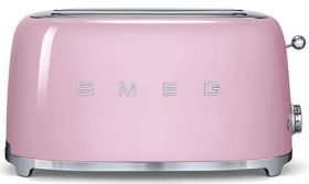 Smeg TSF02PKUK 50's Retro 4 Slice Toaster Pink