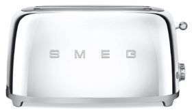 Smeg TSF02SSUK 50's Retro 4 Slice Toaster Stainless Steel