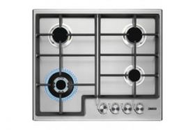 Zanussi ZGH66424XX Gas Hob with Cast Iron pan supports