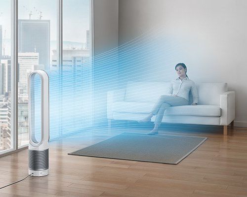 Dyson TP02 Pure Cool Tower Fan White & Silver - Go Electrical