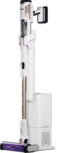 Image of Shark IW3611UKT Detect Pro Cordless Vacuum Cleaner Auto-Empty System 2L - 60 Minutes Run Time - White/Brass