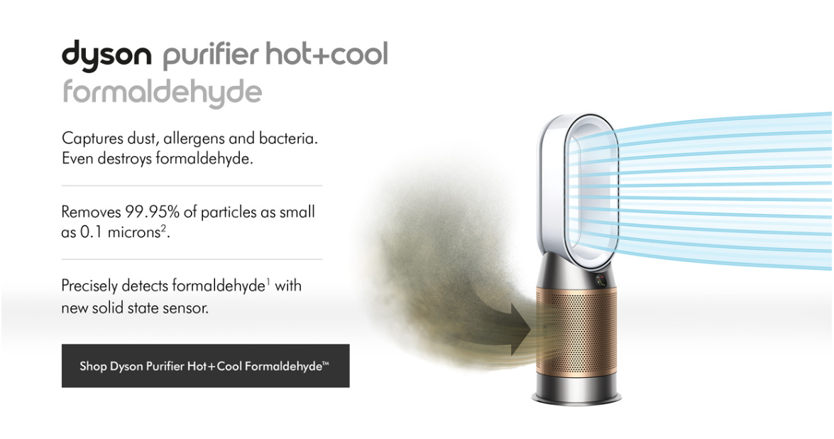 Dyson Purifier Hot and Cold Formaldehyde Range